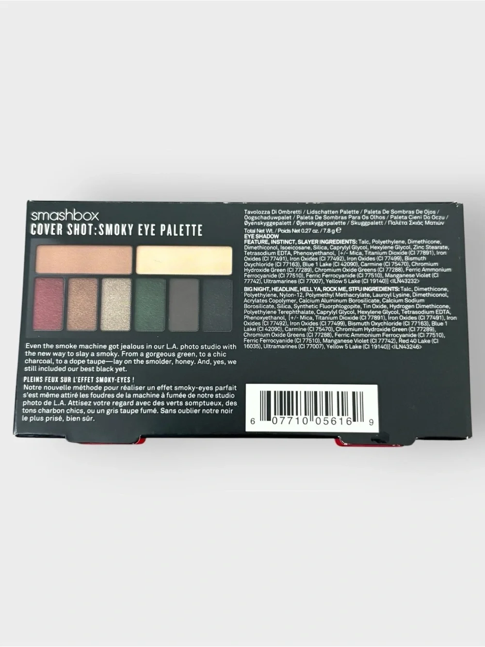 Smashbox Cover Shot: Smoky Eye Palette – Eye Shadows, New in Bow, Mini Travel